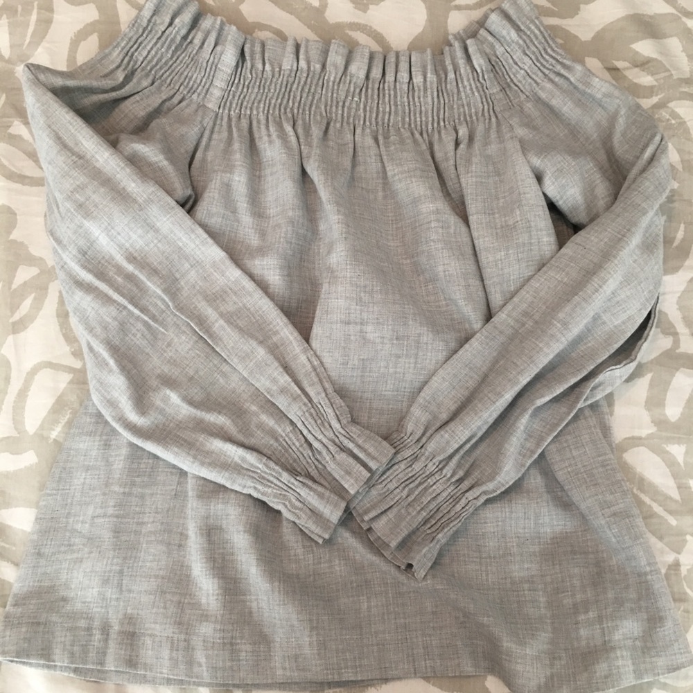 Loft off the shoulder top